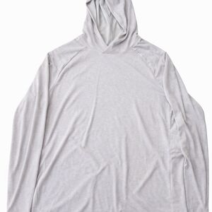 lululemon athletica Light Gray Men's Pullover Hooded Shirt